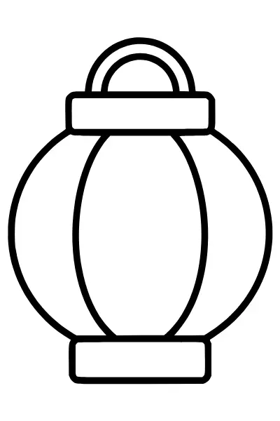 Runde Käseschachtel-Laterne – Ausmalbilder Laterne kostenlos als PDF