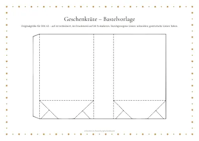 Vorlage: Bastelvorlage zum Ausdrucken