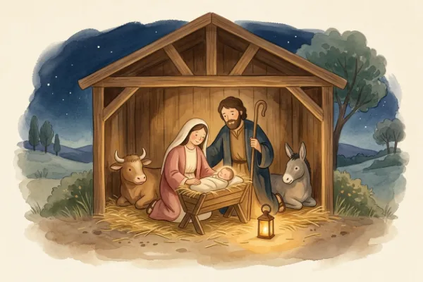 Weihnachtskrippe mit dem Jesuskind in der Wiege – Hintergrundwissen zum Christkind in Kunst und Brauchtum