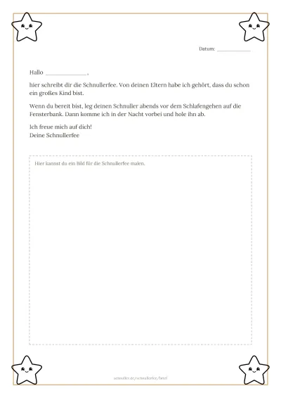 Vorlage: Ankündigungsbrief – klassisch