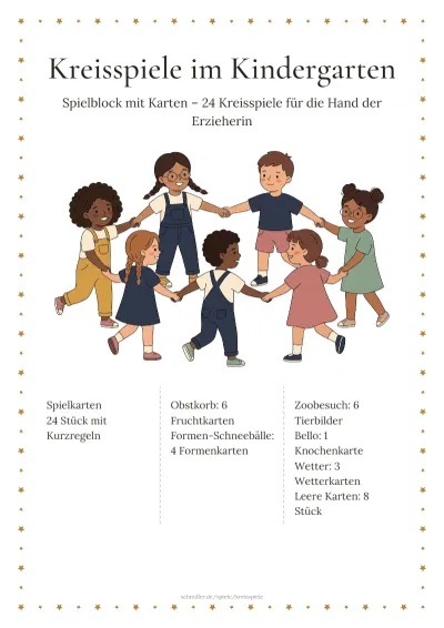 Vorlage: Druckvorlage: Spielblock mit Karten
