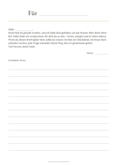 Vorlage: Modern & reduziert