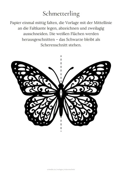 Vorlage: Schmetterling